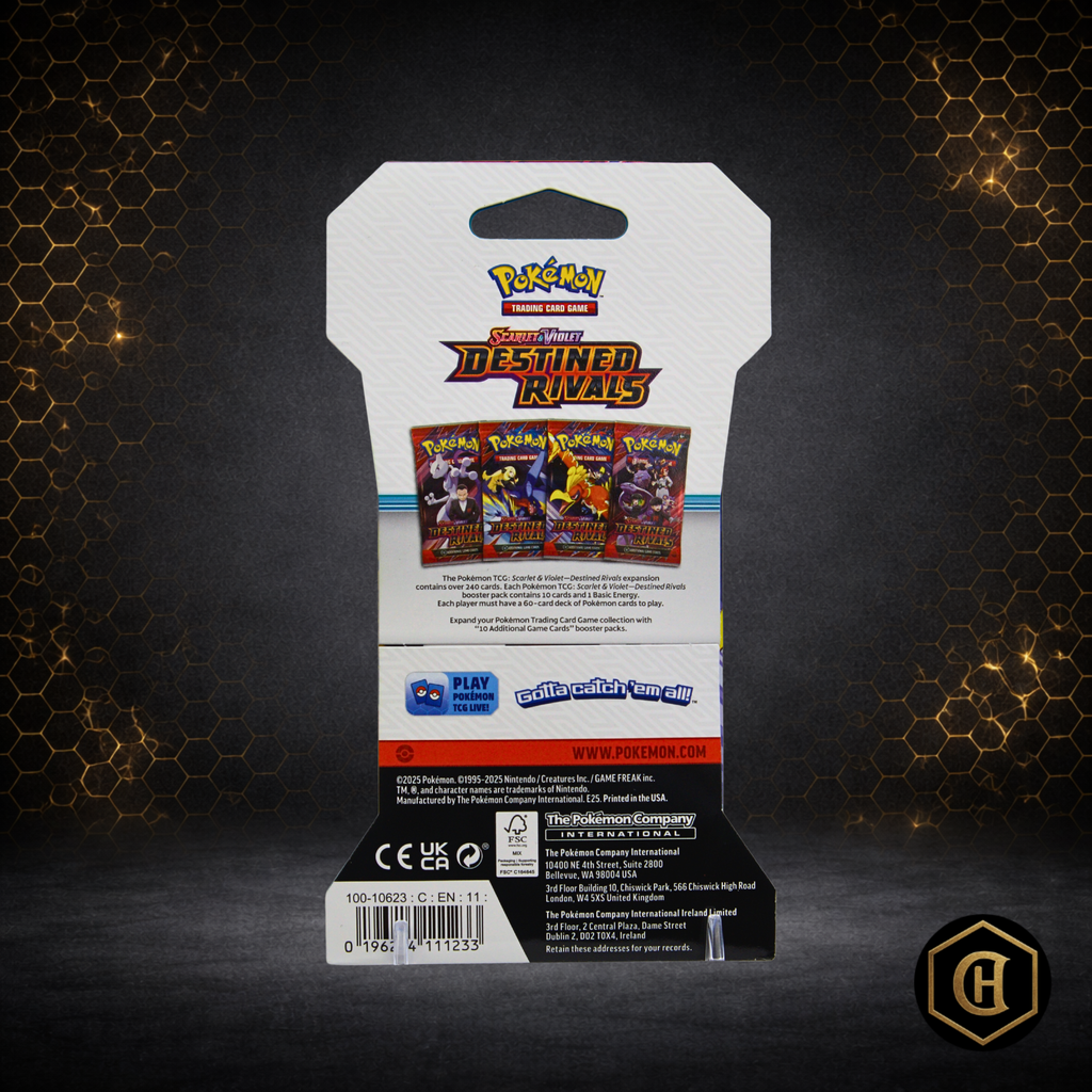 Pokémon TCG Scarlet & Violet Destined Rivals Sleeved Booster Pack Factory Sealed