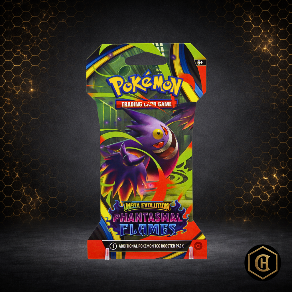 Pokémon TCG: Mega Evolution Phantasmal Flames Sleeved Booster Pack Sealed
