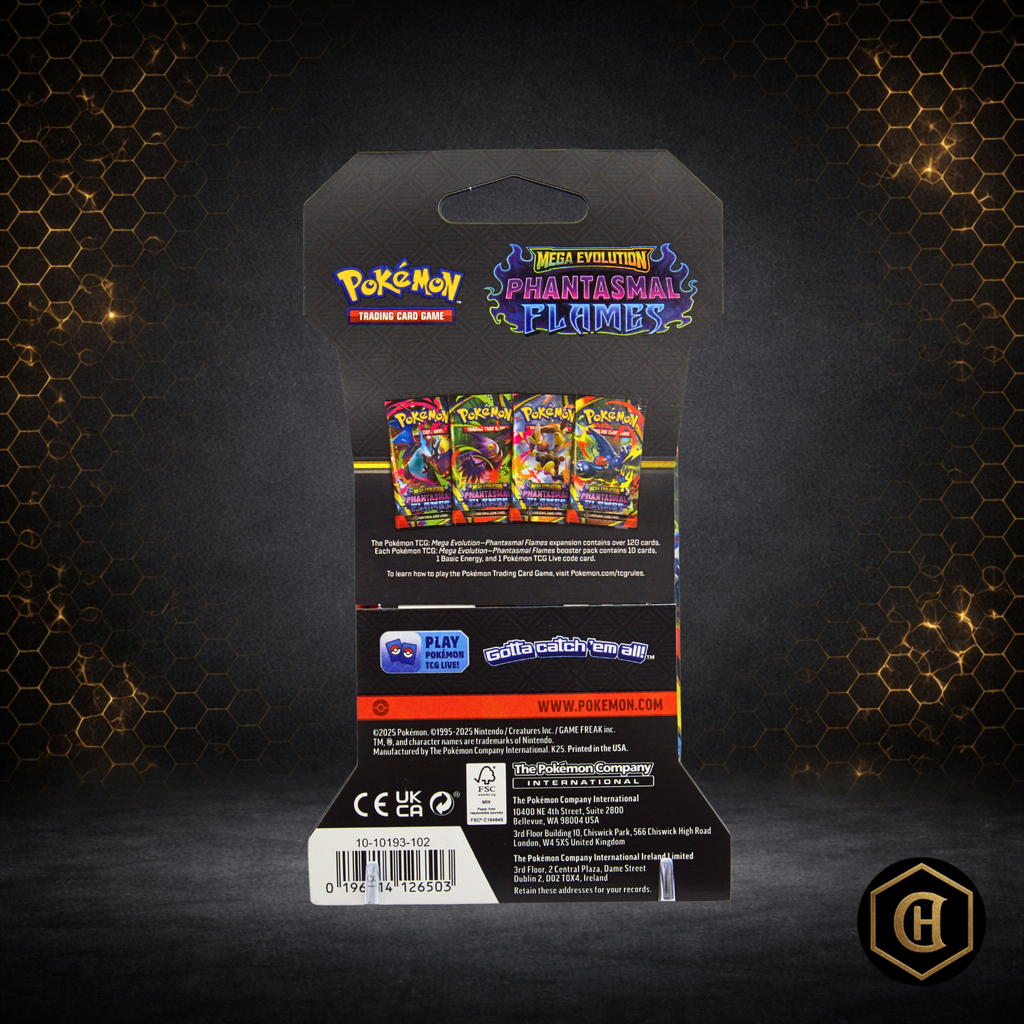 Pokémon TCG: Mega Evolution Phantasmal Flames Sleeved Booster Pack Sealed