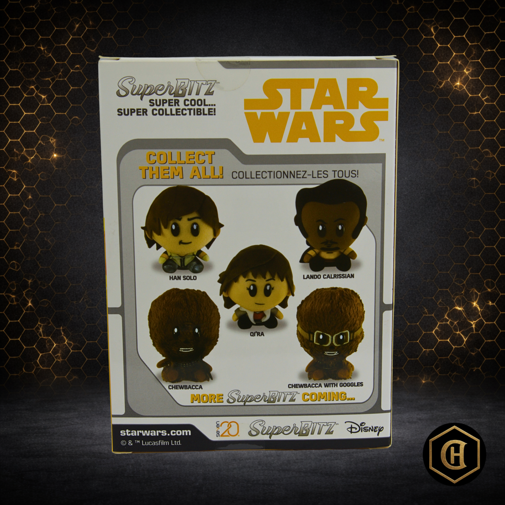 Star Wars Chewbacca with Goggles Superbitz Plush - SDCC 2018 Series 2 - New in Box
