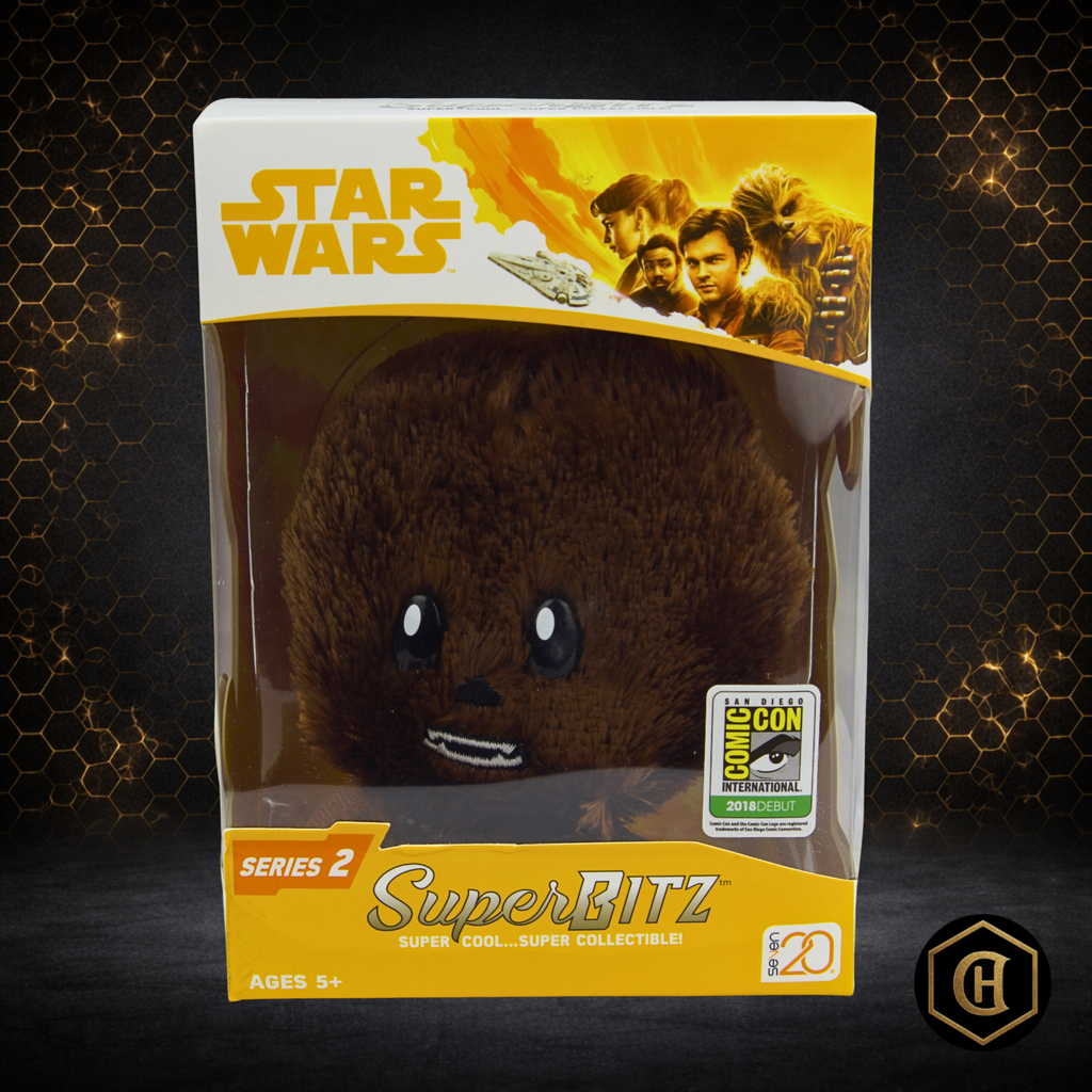 STAR WARS CHEWBACCA SUPERBITZ SDCC 2018 SERIES 2 SEVEN20 PLUSH FIGURE NIB