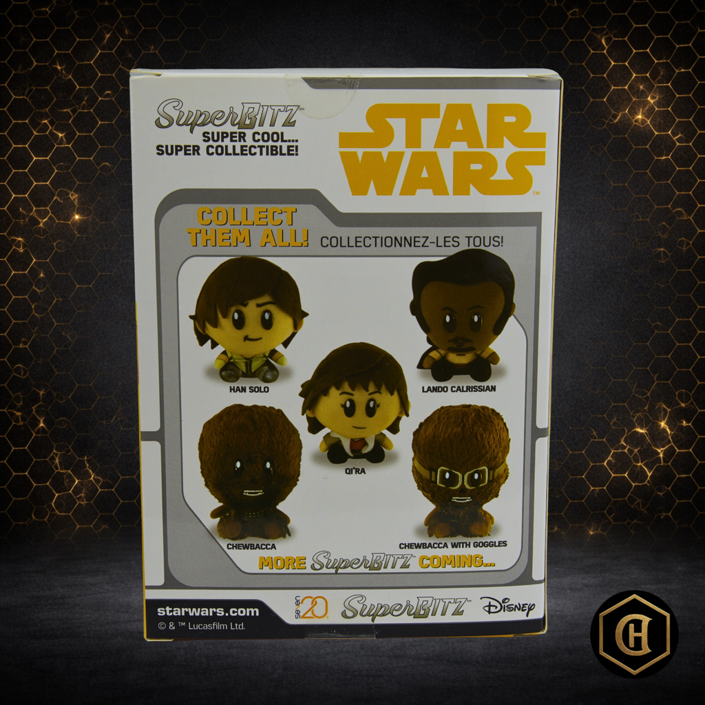 STAR WARS CHEWBACCA SUPERBITZ SDCC 2018 SERIES 2 SEVEN20 PLUSH FIGURE NIB