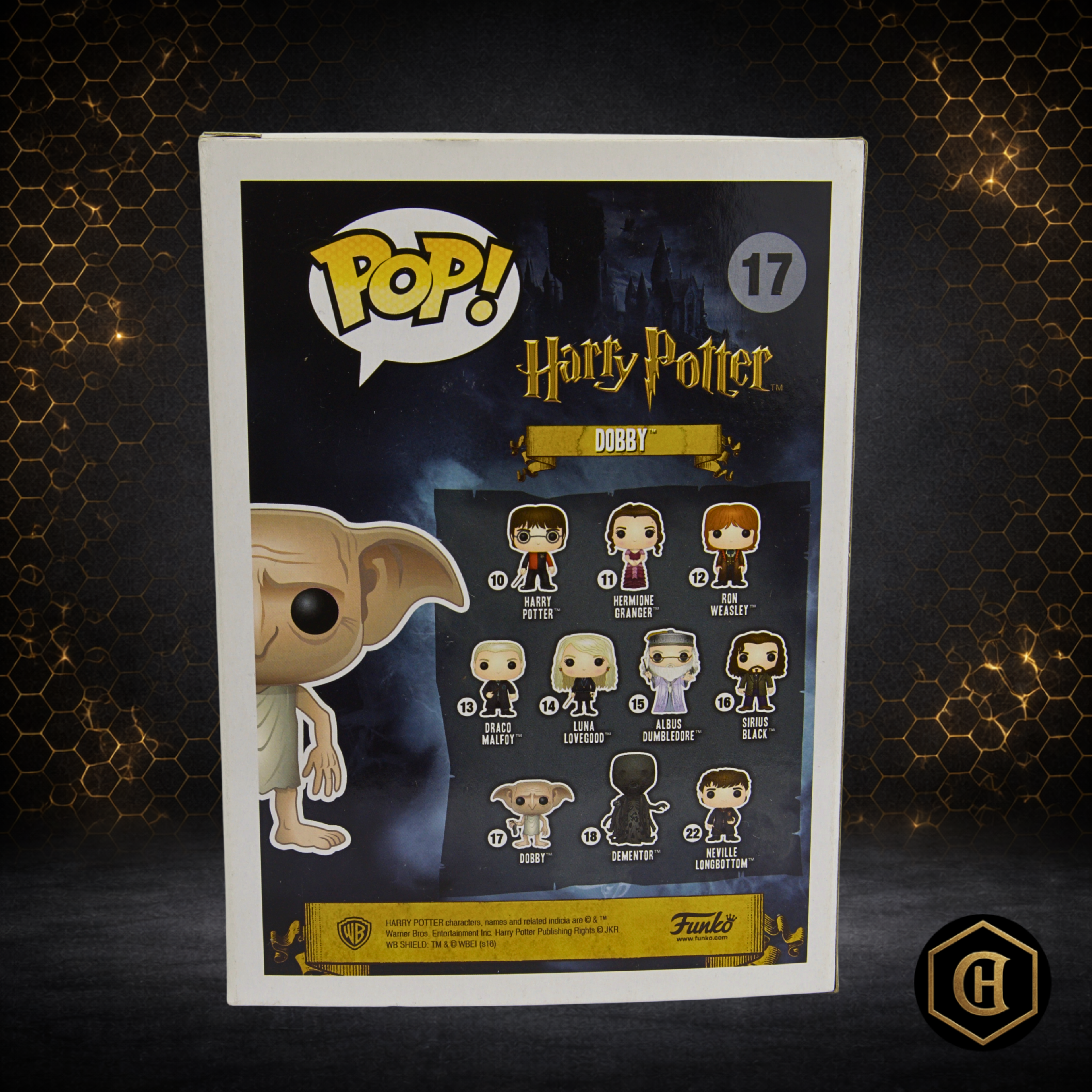 Dobby Funko Pop #17 - Harry Potter - 4" Vinyl Figure - 2016 Complete in Box
