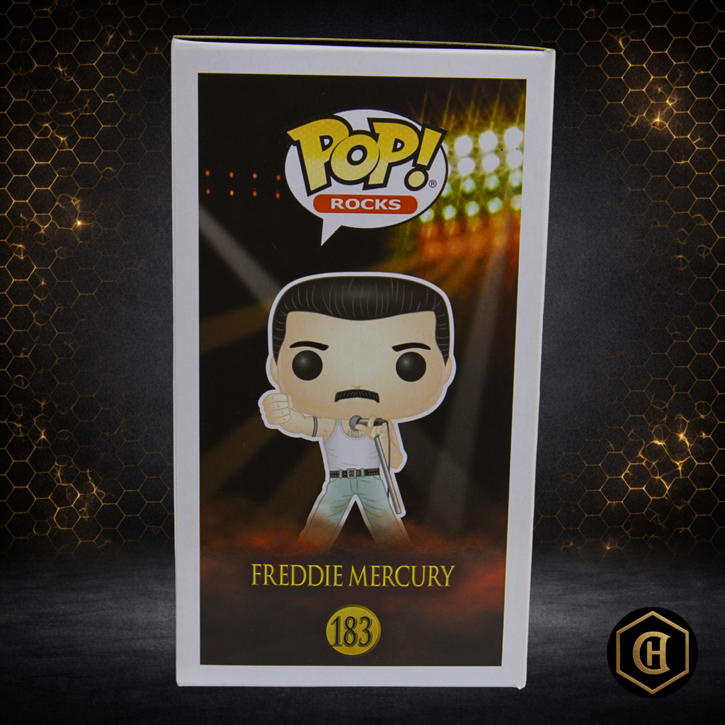 FUNKO POP! ROCKS - FREDDY MERCURY #183 - 4" VINYL FIGURE - QUEEN 2020 MINT CONDITION