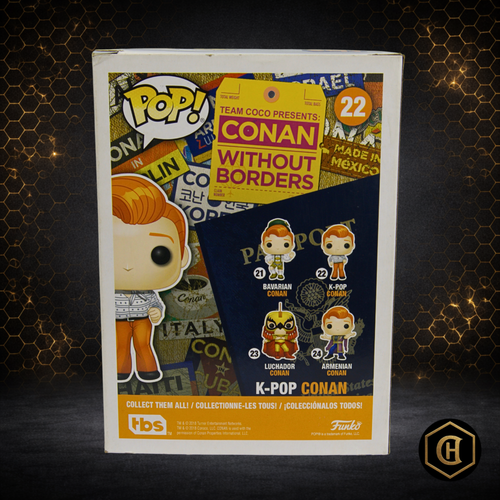 Conan O'Brien Funko Pop #22 K-Pop - GameStop Exclusive - 4" Vinyl Figure - Complete in Box