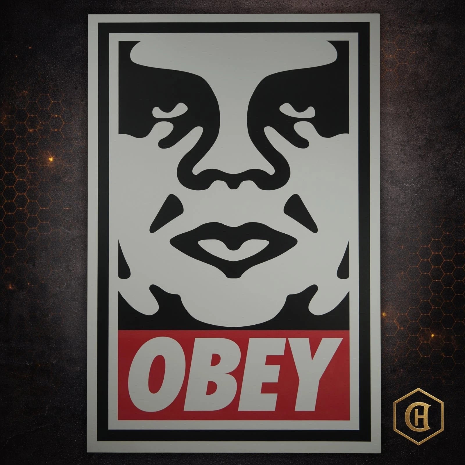 SHEPARD FAIREY OBEY "ANDRE THE GIANT" 36x24 PRODUCTION ARCHIVE PRINT + COA - Picture 1 of 12