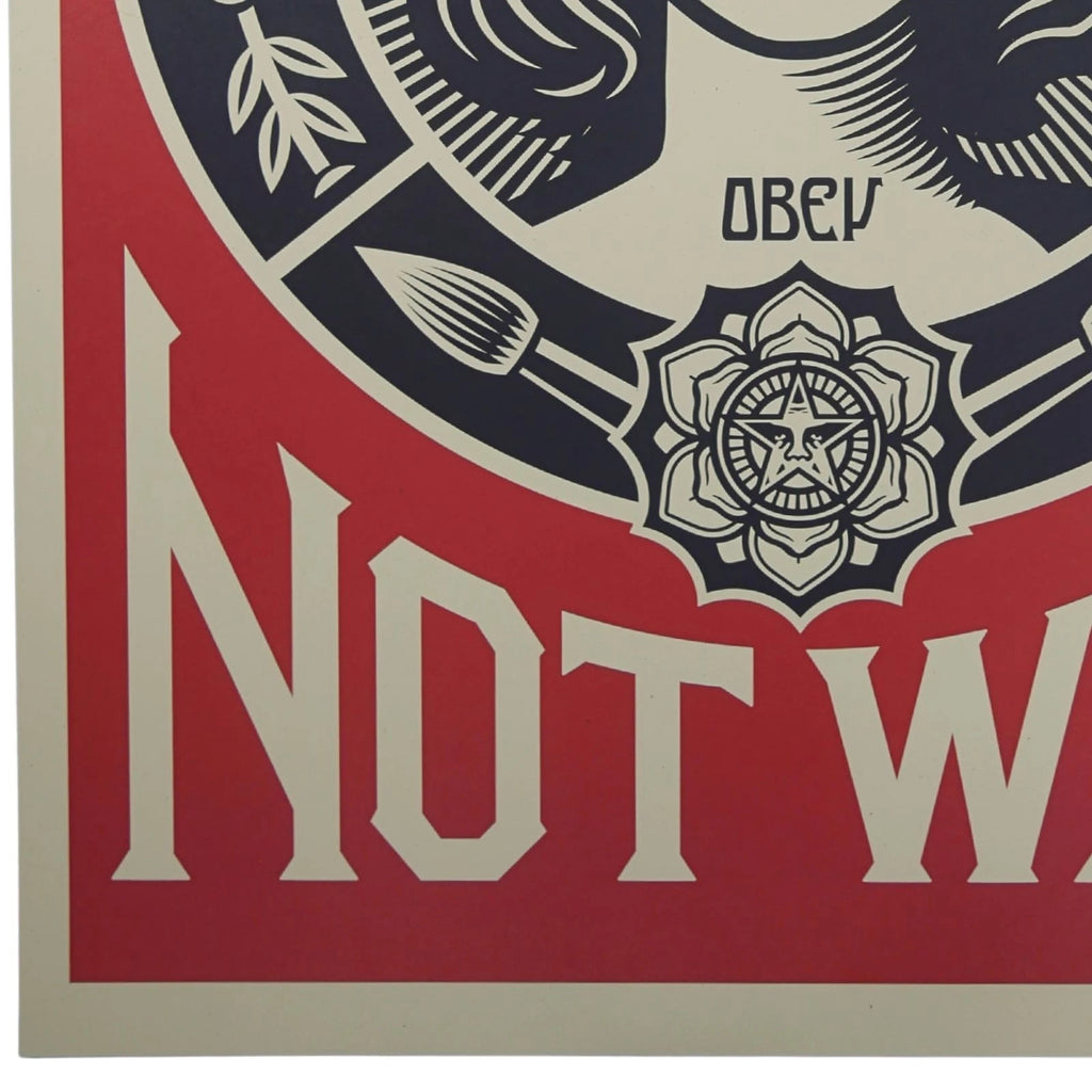 Shepard Fairey Make Art Not War | OBEY | 36x24 | Production Archive Print + COA - Picture 5 of 12