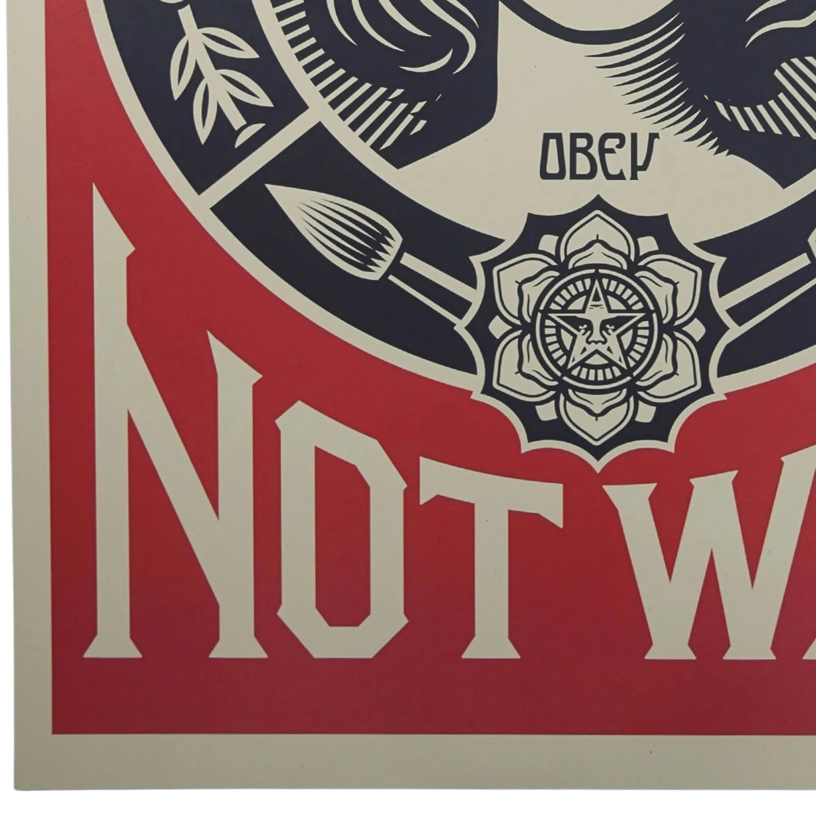 Shepard Fairey Make Art Not War | OBEY | 36x24 | Production Archive Print + COA - Picture 5 of 12