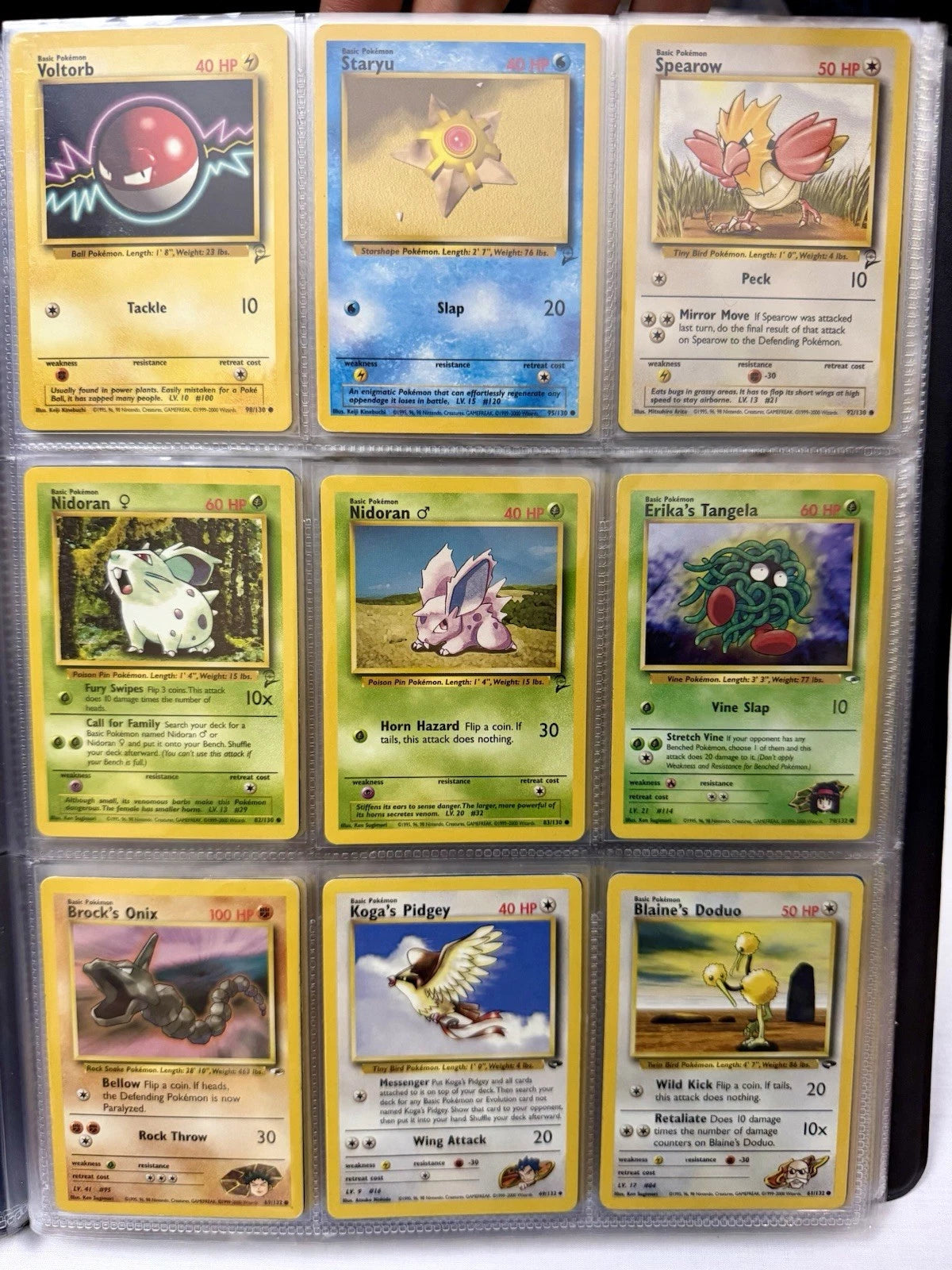 Pokemon Card Binder Lot 243 Cards Base Set Jungle Fossil Gym Neo WOTC Vintage - Picture 7 of 24