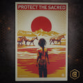 Shepard Fairey Protect the Sacred OBEY 36x24 Production Archive Print COA - Picture 1 of 13