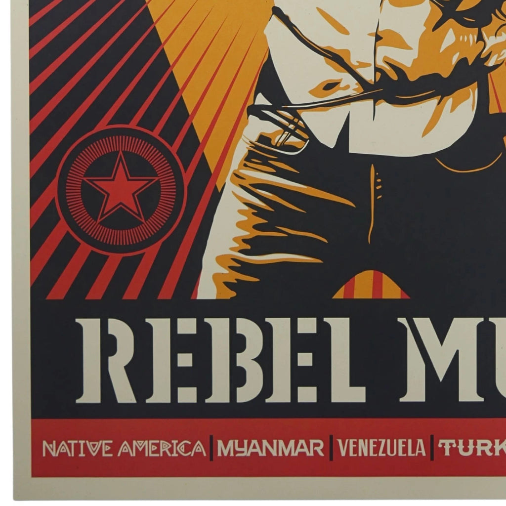 Shepard Fairey Rebel Music | OBEY | 36x24 | Production Archive Print + COA - Picture 5 of 12