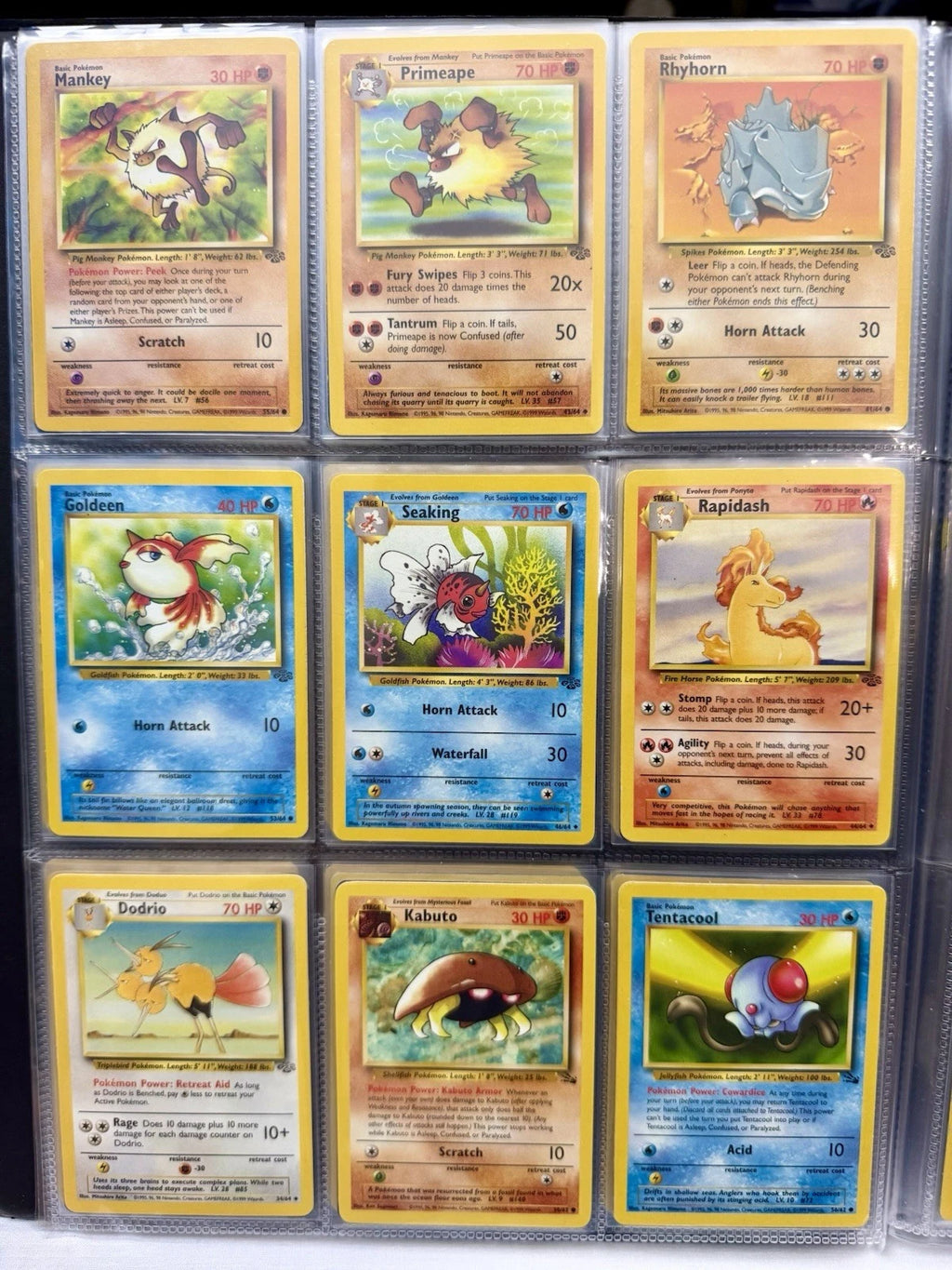 Pokemon Card Binder Lot 243 Cards Base Set Jungle Fossil Gym Neo WOTC Vintage - Picture 6 of 24