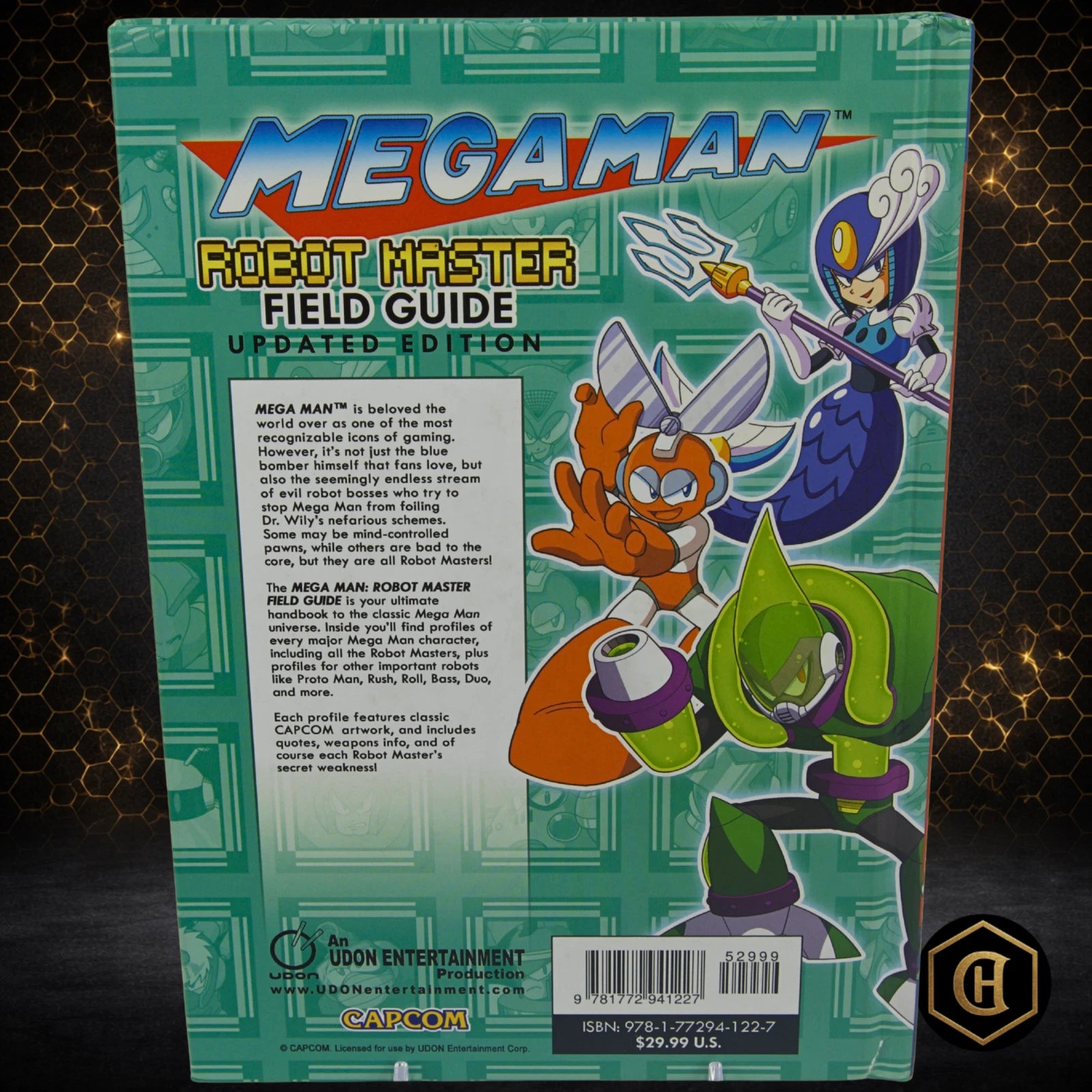 MEGA MAN ROBOT MASTER FIELD GUIDE UPDATED ED UDON ENTERTAINMENT CAPCOM HARDCOVER - Picture 2 of 3