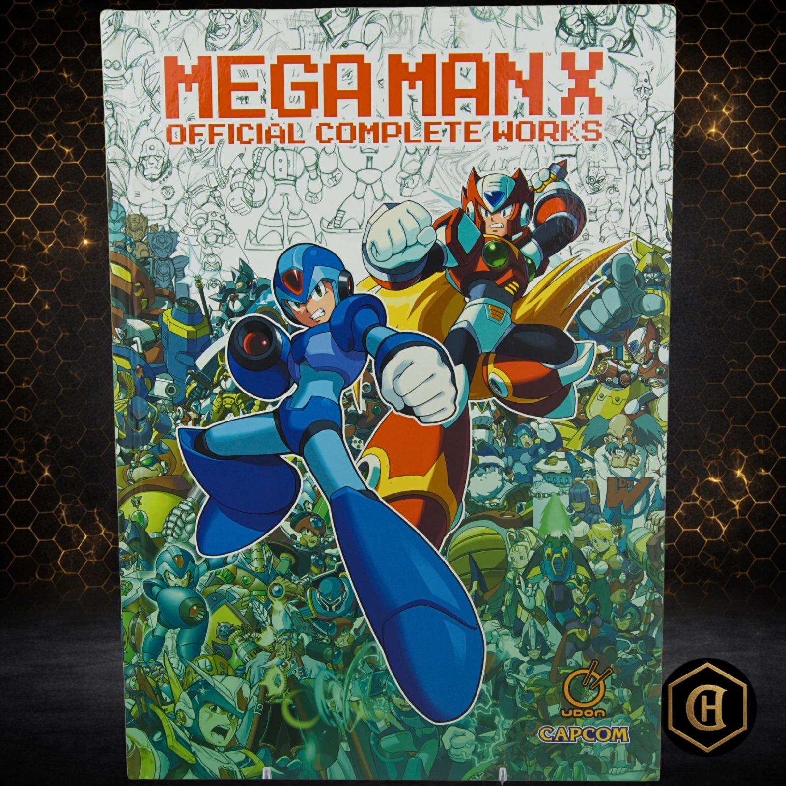MEGA MAN X OFFICIAL COMPLETE WORKS UDON ENTERTAINMENT CAPCOM HARDCOVER ART BOOK - Picture 1 of 3