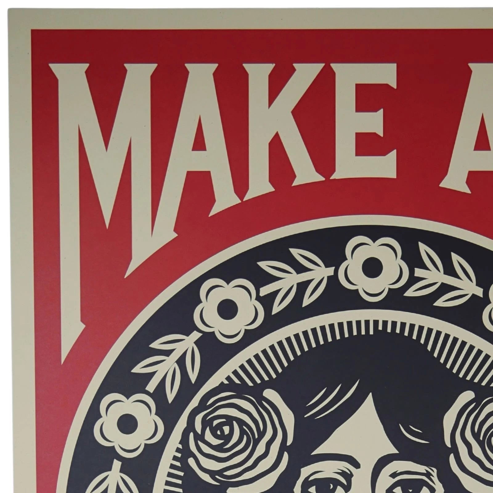 Shepard Fairey Make Art Not War | OBEY | 36x24 | Production Archive Print + COA - Picture 3 of 12