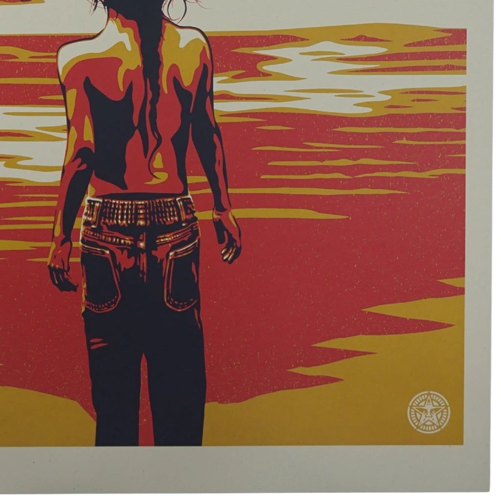 Shepard Fairey Protect the Sacred OBEY 36x24 Production Archive Print COA - Picture 6 of 13