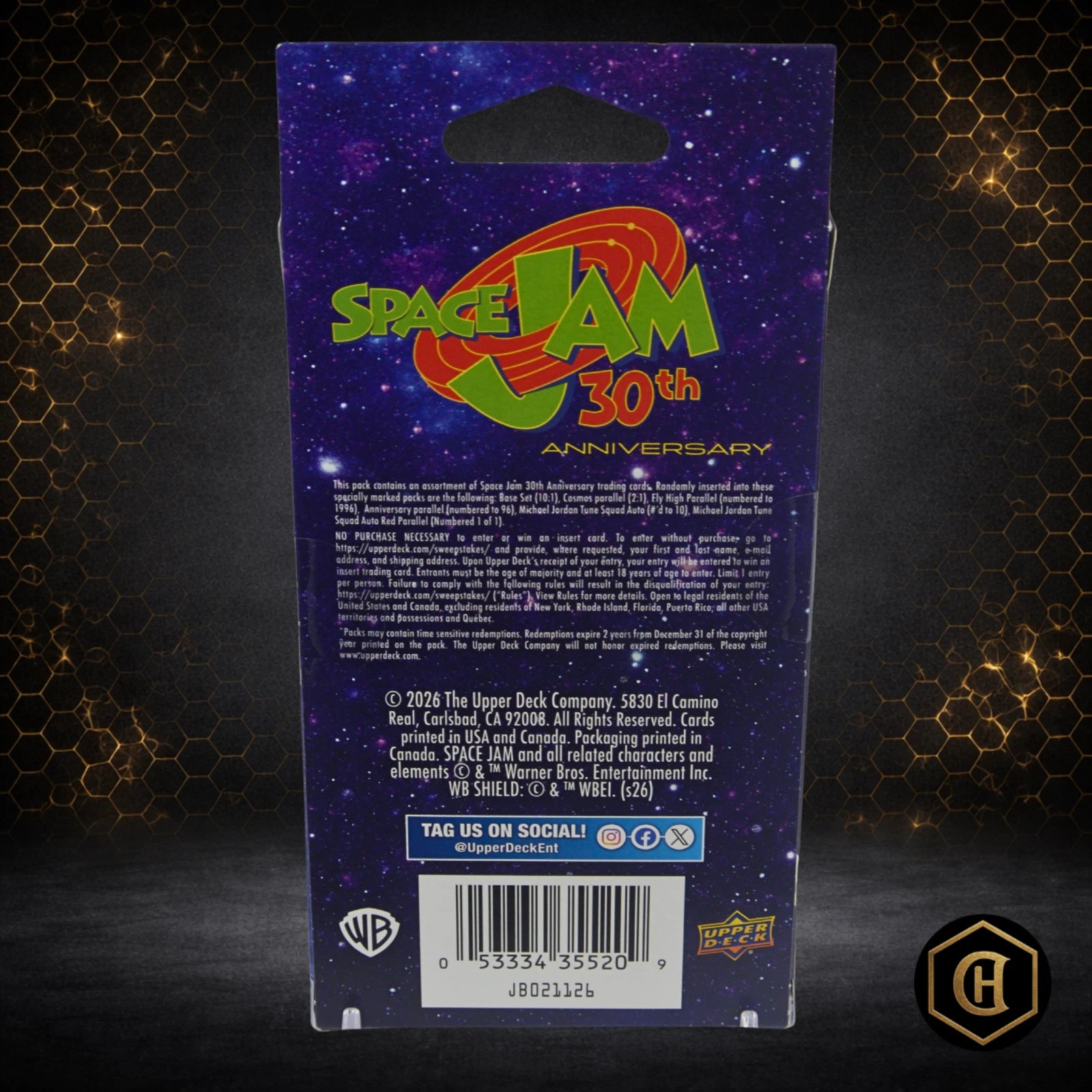 Upper Deck Space Jam 30th Anniversary Trading Cards Box Michael Jordan Chase Fac - Picture 2 of 2