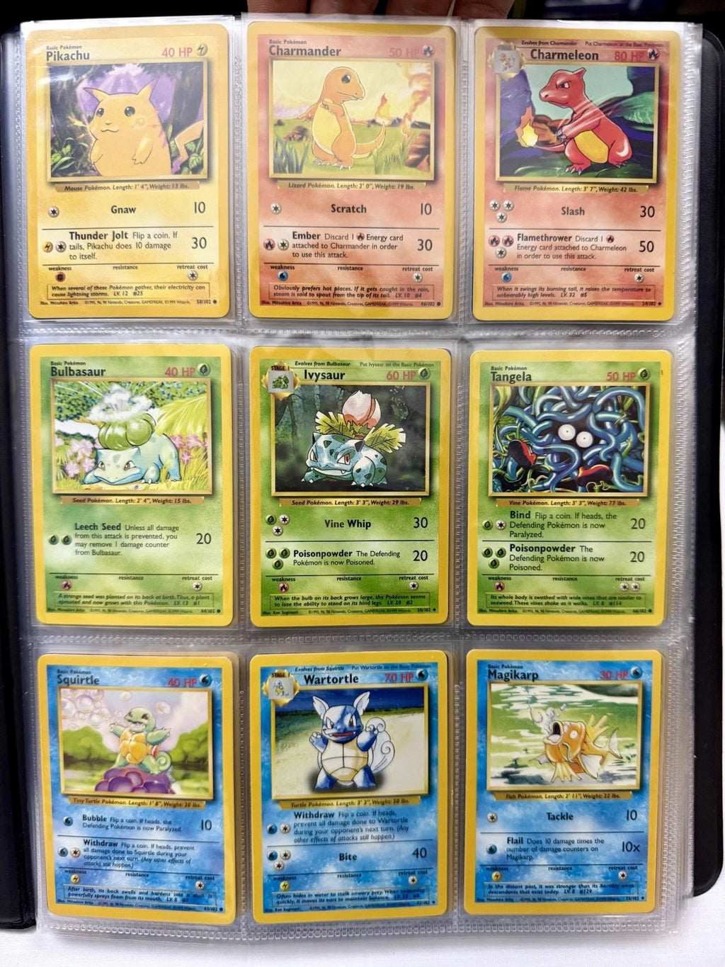 Pokemon Card Binder Lot 243 Cards Base Set Jungle Fossil Gym Neo WOTC Vintage - Picture 1 of 24