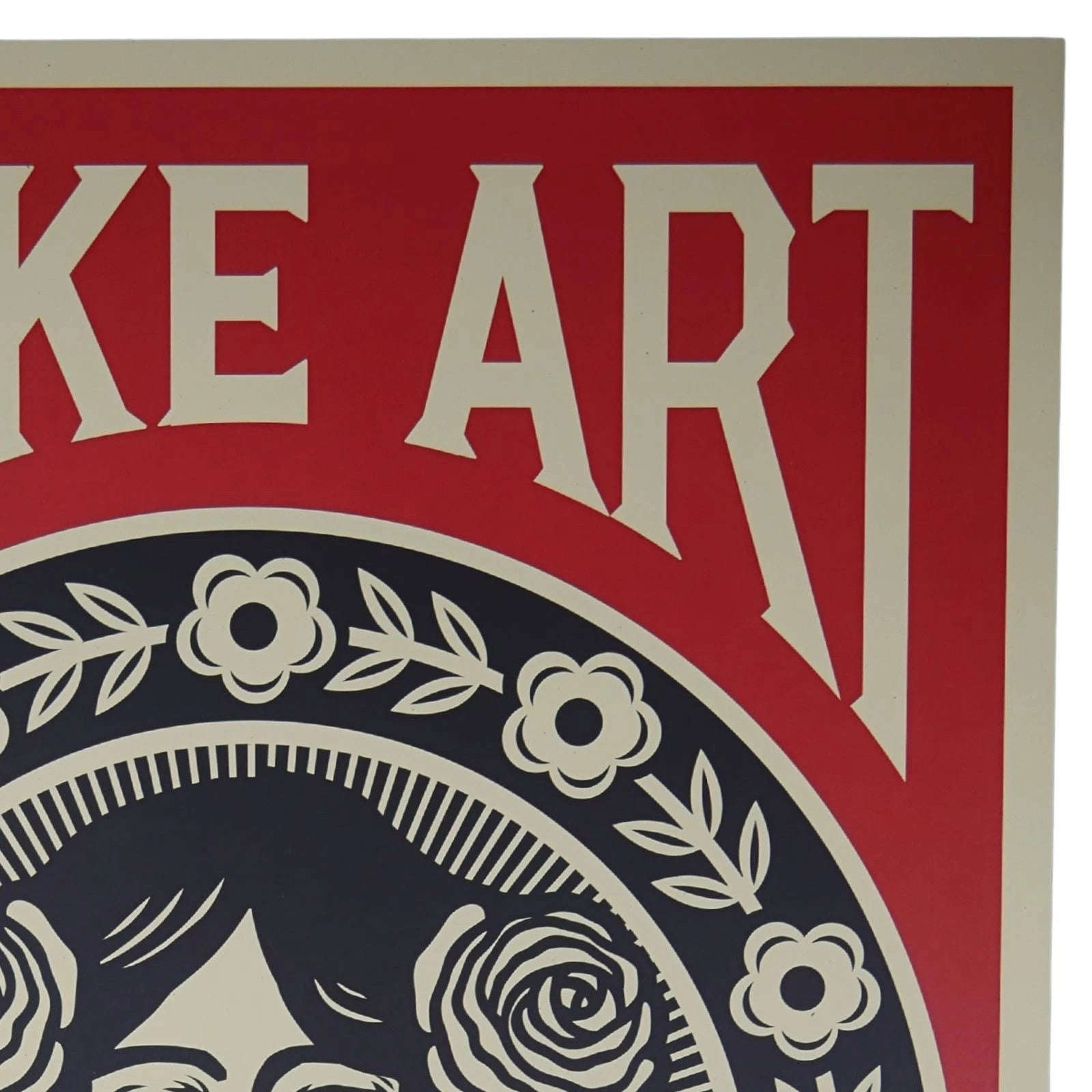 Shepard Fairey Make Art Not War | OBEY | 36x24 | Production Archive Print + COA - Picture 4 of 12