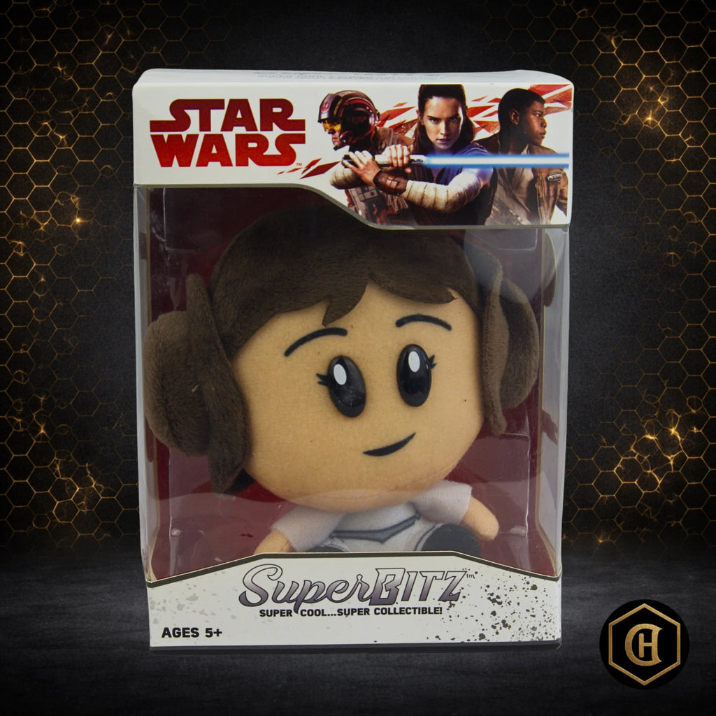 STAR WARS PRINCESS LEIA SUPERBITZ PLUSH SERIES 1 2017 DISNEY COLLECTIBLE NIB - Picture 1 of 6