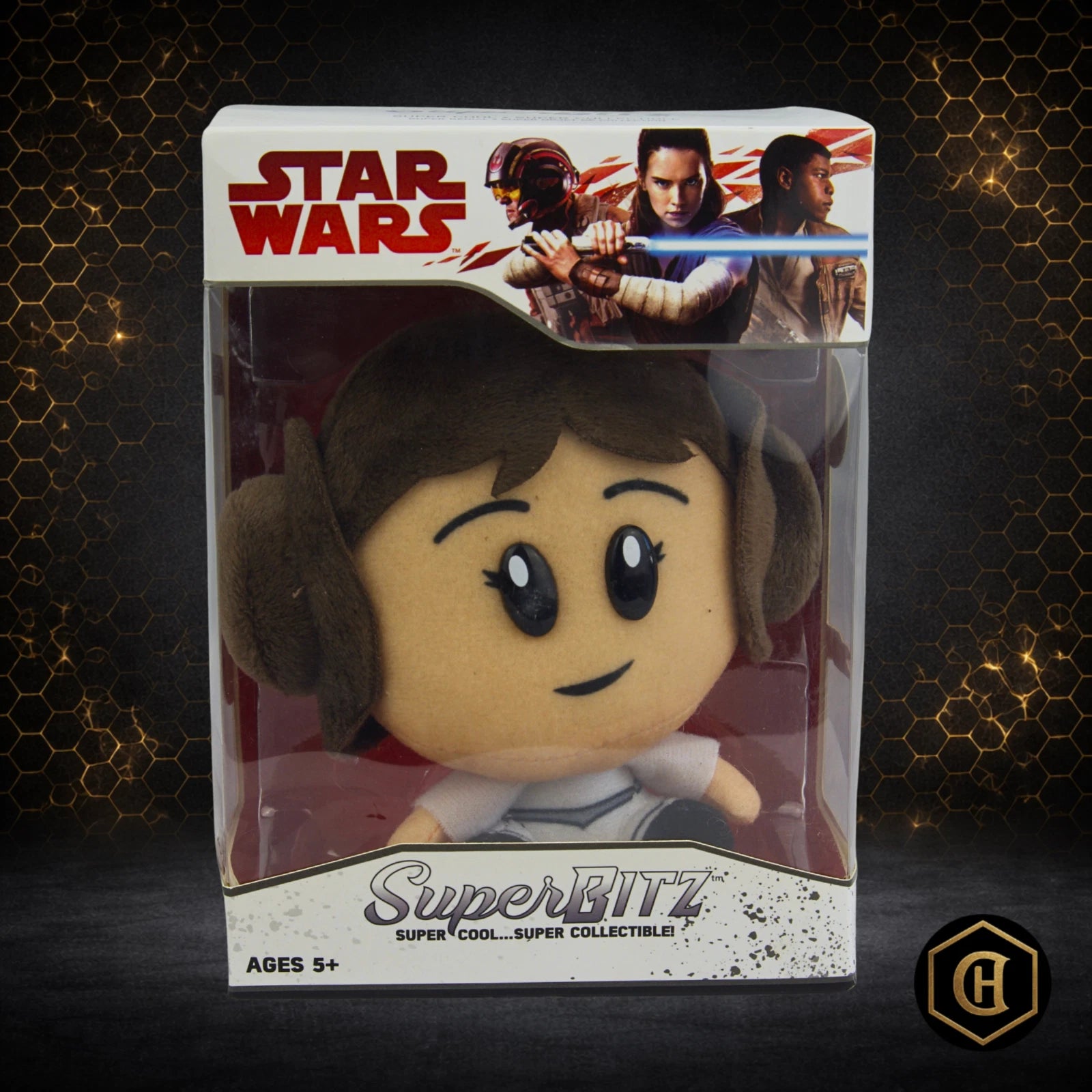 STAR WARS PRINCESS LEIA SUPERBITZ PLUSH SERIES 1 2017 DISNEY COLLECTIBLE NIB - Picture 1 of 6