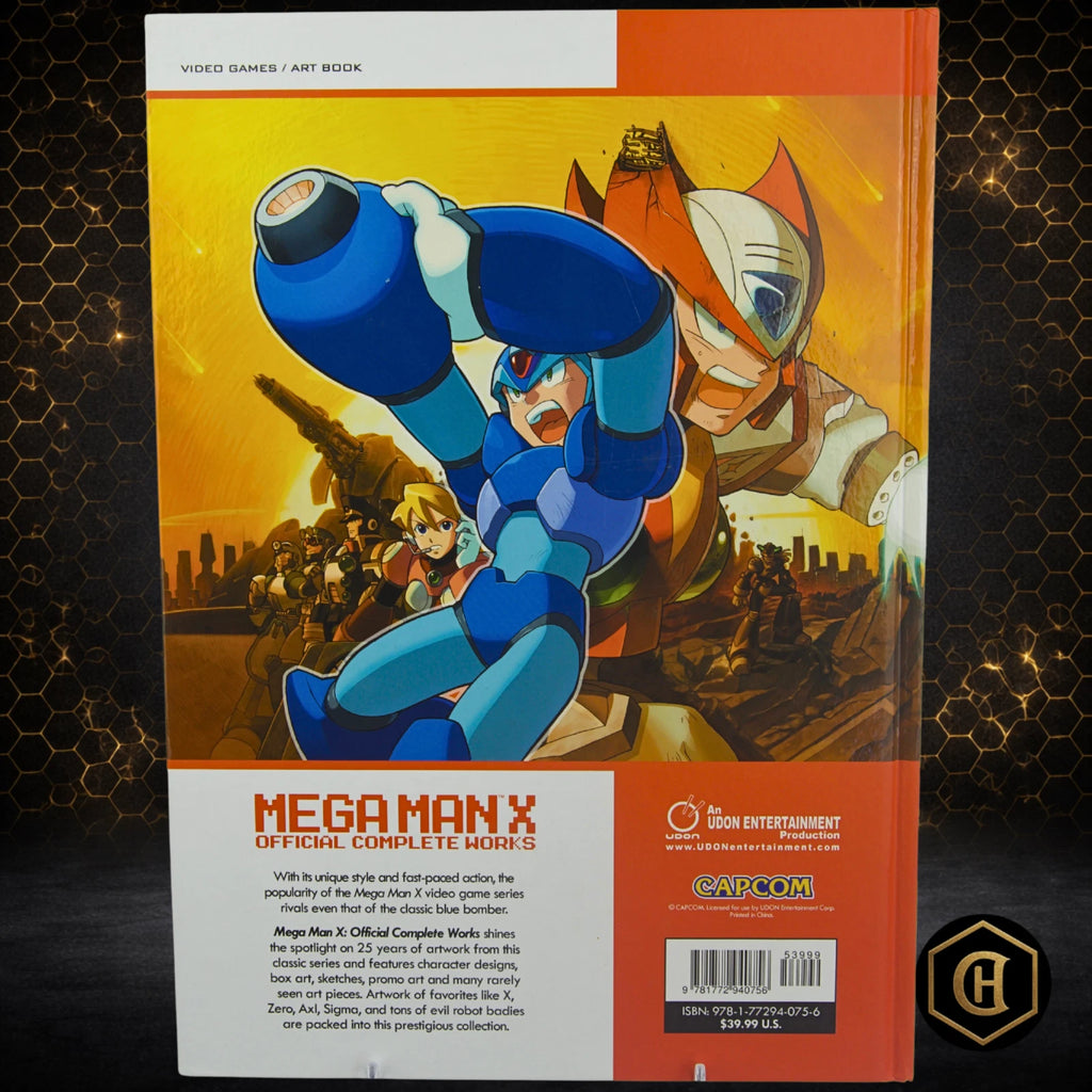 MEGA MAN X OFFICIAL COMPLETE WORKS UDON ENTERTAINMENT CAPCOM HARDCOVER ART BOOK - Picture 2 of 3