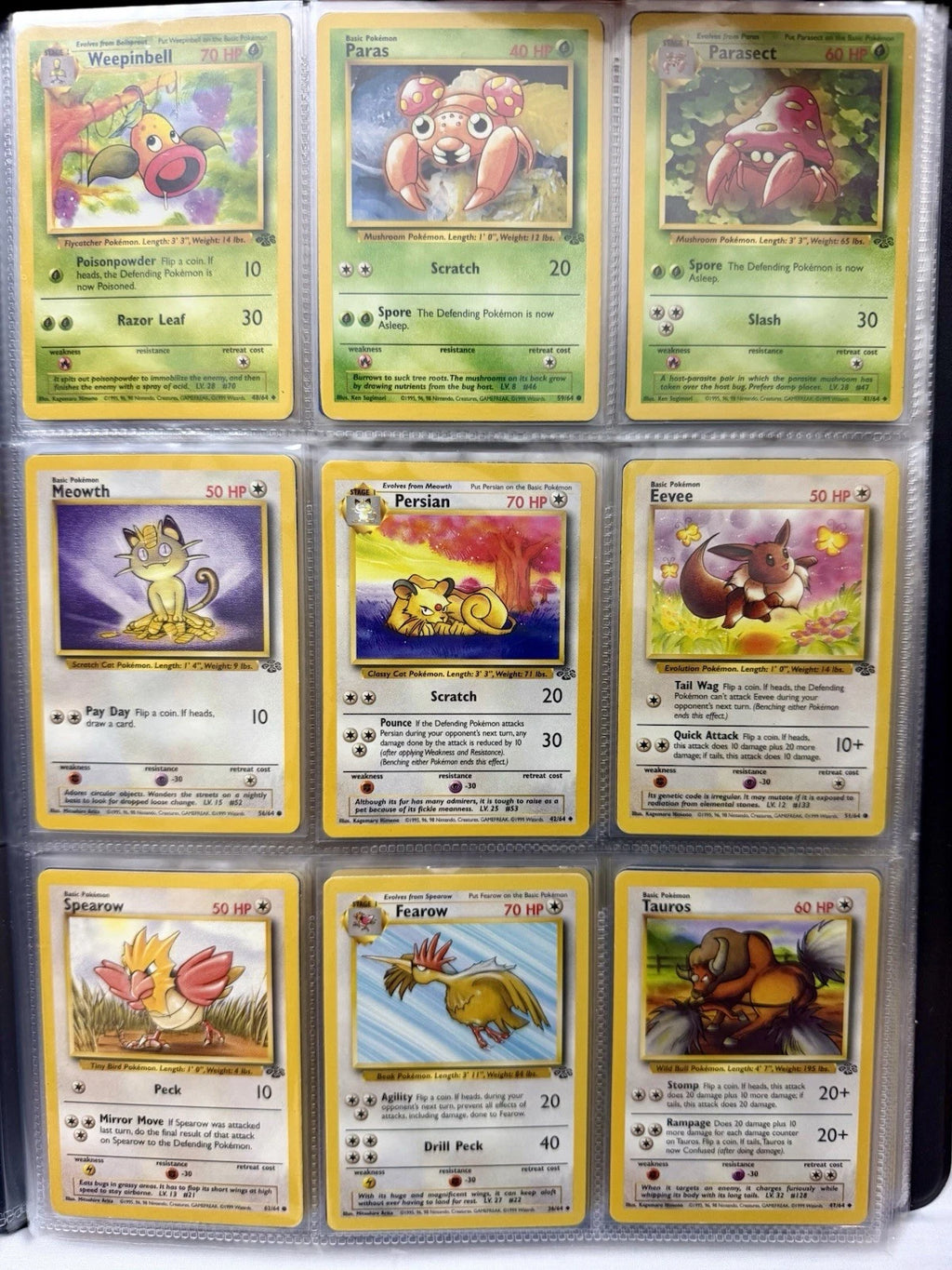 Pokemon Card Binder Lot 243 Cards Base Set Jungle Fossil Gym Neo WOTC Vintage - Picture 5 of 24