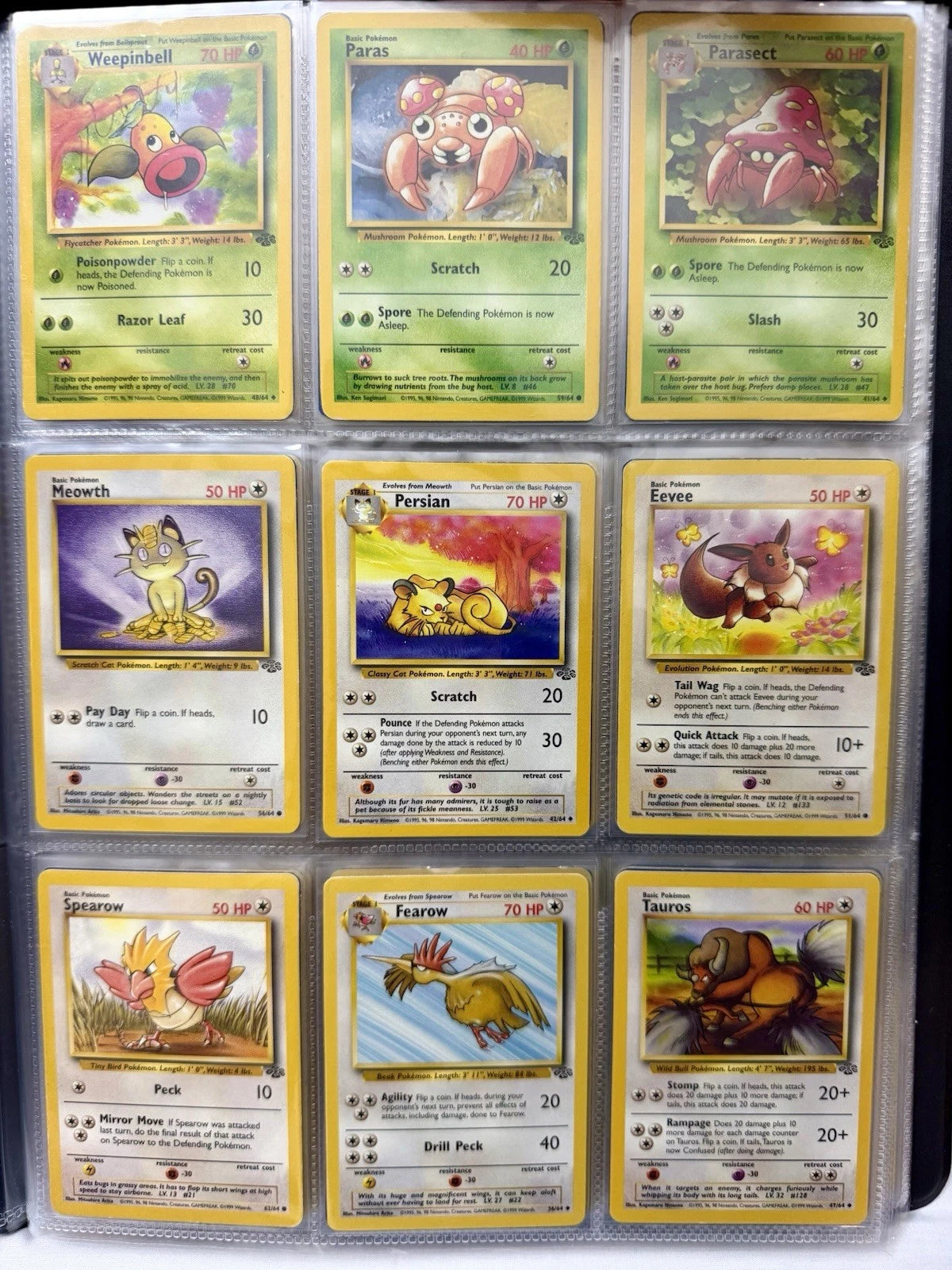 Pokemon Card Binder Lot 243 Cards Base Set Jungle Fossil Gym Neo WOTC Vintage - Picture 5 of 24