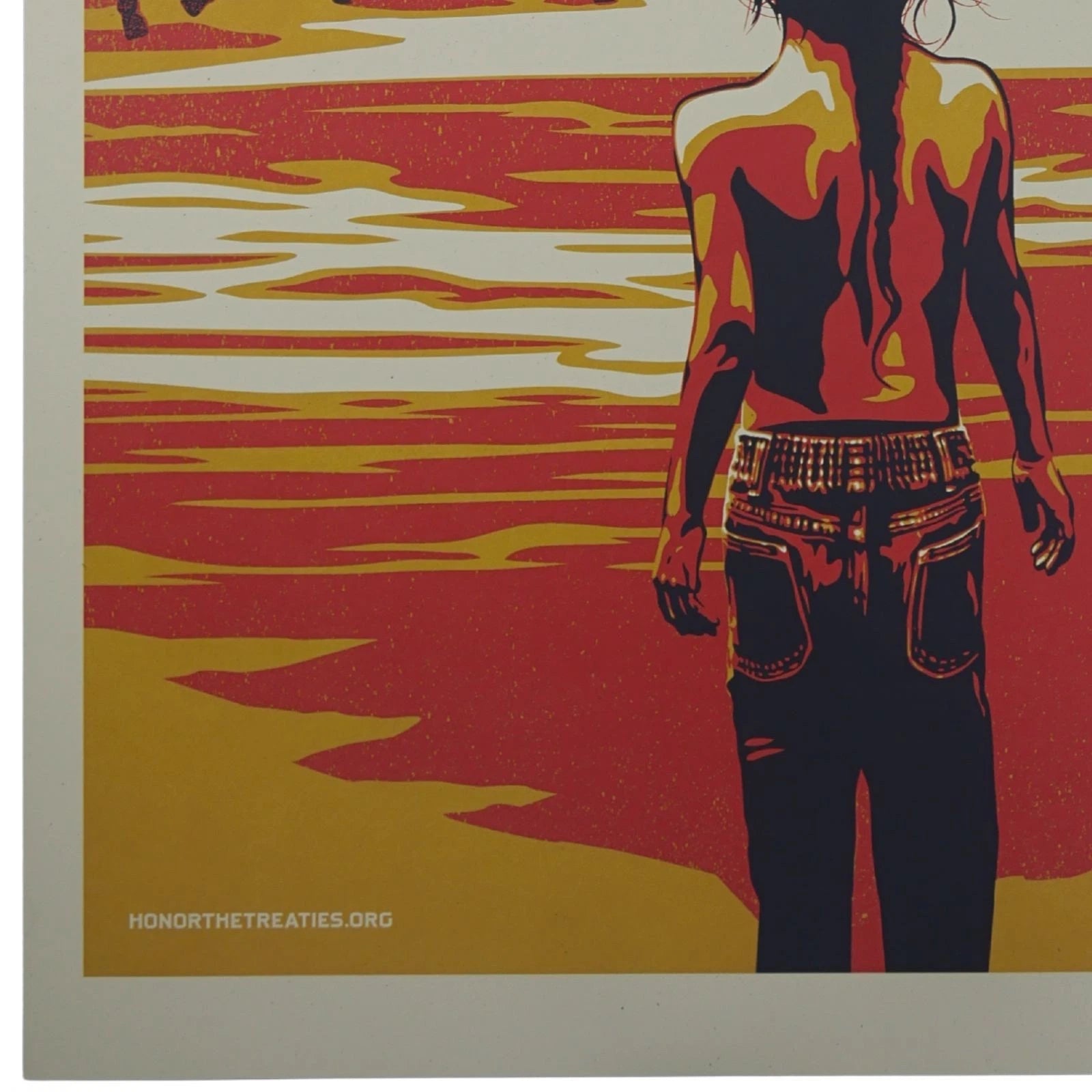 Shepard Fairey Protect the Sacred OBEY 36x24 Production Archive Print COA - Picture 5 of 13