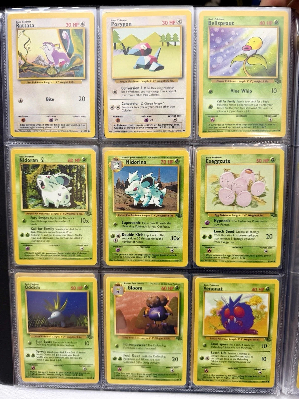 Pokemon Card Binder Lot 243 Cards Base Set Jungle Fossil Gym Neo WOTC Vintage - Picture 4 of 24